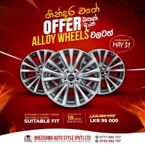 Stylish Alloy Wheels